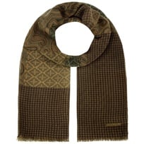 Houndstooth Paisley Mix Ullskjerf by Stetson - 749,00 kr