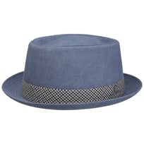 Houndstooth Ribbon Pork Pie Stoffhatt by Lierys - 969,00 kr