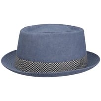 Houndstooth Ribbon Pork Pie Stoffhatt by Lierys - 969,00 kr
