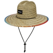 Java Coloured Edge Straw Hat by Hurley - 42,95 €