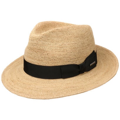 Jenkins Crochet Fedora Straw Hat by Stetson - 227,95 &euro;