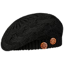 Jil Strikket Beret med Knapper by Lierys - 539,00 kr