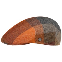 John Hanley Colour Check Flat Cap by Lierys - 83,95 &euro;