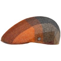 John Hanley Colour Check Flat Cap by Lierys - 969,00 kr