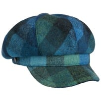 John Hanly Wool Check Newsboy Cap by Lierys - 969,00 kr