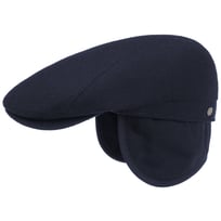 John Wool Flat Cap med �reklaffer by Lierys - 849,00 kr