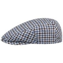 Kent Tricolour Houndstooth Flat Cap by Stetson - 108,95 &euro;