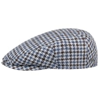 Kent Tricolour Houndstooth Flat Cap by Stetson - 1119,00 kr