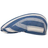 Kent Twotone Stripes Flat Cap by Stetson - 669,00 kr
