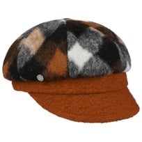 Kilena Wool Check Newsboy Cap by Lierys - 729,00 kr