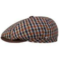 Landsey Wool Check Flat Cap by Lierys - 969,00 kr