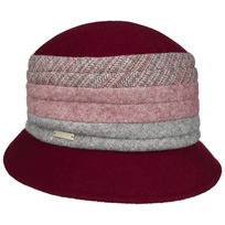 Lanvesta Patchwork Hatt i Tovet Ull by Seeberger - 849,00 kr
