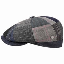 Larent Patchwork Flat Cap by Lierys - 849,00 kr