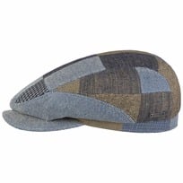 Laughlin Driver Patchwork Flat Cap by Stetson - 959,00 kr