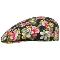 Lightweight Flower Mix Flat Cap by Stetson - 669,00 kr
