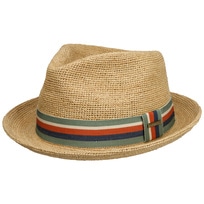Littlefield Crochet Player Raffia Hat by Stetson - 155,95 &euro;