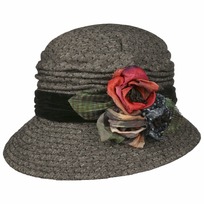Meluna Flower Stoffhatt by GREVI - 2049,00 kr