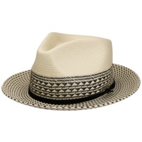 Meola Twotone Fedora Straw Hat by Stetson - 175,95 &euro;
