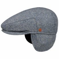 Merlino Check Flat Cap med �reklaffer by Mayser - 1319,00 kr