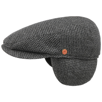 Merlino Zigzag Flat Cap with Ear Flaps by Mayser - 113,95 &euro;