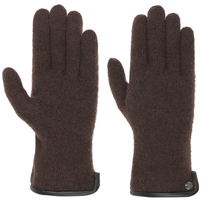 Milled Wool Gloves with Leather by Roeckl - 62,95 &euro;