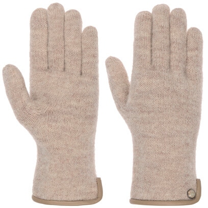 Milled Wool Gloves with Leather by Roeckl - 62,95 &euro;