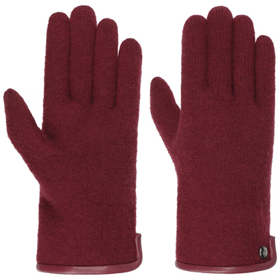 Milled Wool Gloves with Leather by Roeckl - 62,95 &euro;