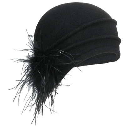 Milled Wool Hat with Feathers by bedacht - 123,95 &euro;