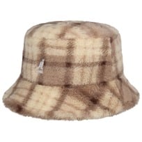 Multi Plaid Faux Fur Bucket Stoffhatt by Kangol - 969,00 kr