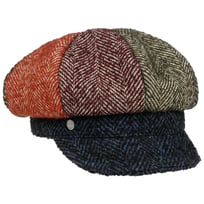 Multicolour Herringbone Newsboy Cap by Lierys - 53,95 &euro;