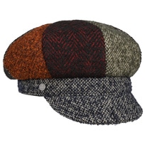 Multicolour Patchwork Newsboy Cap by Lierys - 53,95 &euro;