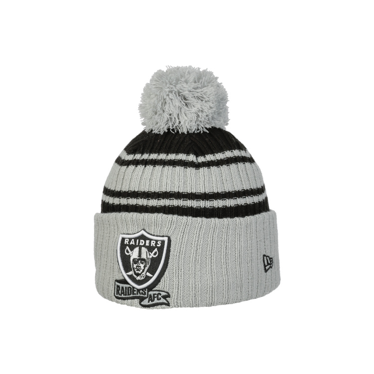 NFL 22 Ink Knit Raiders Beanie Hat by New Era