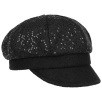 Newsboy Cap med Paljetter by Gebeana - 969,00 kr