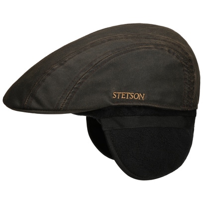 Old Cotton Flat Cap with Ear Flaps by Stetson - 103,95 &euro;