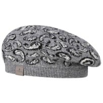 Paisley Strikket Beret by Lierys - 849,00 kr