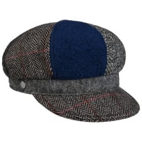 Patchwork Wool Newsboy Cap by Lierys - 849,00 kr
