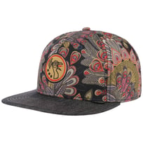 Peacock Flat Brim Cap by Djinns - 369,00 kr