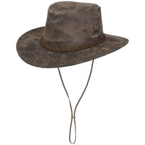 Pigskin Western Leather Hat by Stetson - 155,95 &euro;