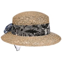 Seagrass Str�hatt med Stoffb�nd by Lierys - 499,00 kr