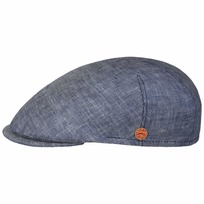 Sidney Herringbone Lin Flat Cap by Mayser - 1099,00 kr