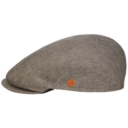 Sidney Linen Stripes Flat Cap by Mayser - 103,95 &euro;