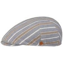 Sidney Stripes Cotton Flat Cap by Mayser - 1089,00 kr