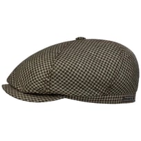 Silk Houndstooth Flat Cap by Stetson - 97,95 &euro;