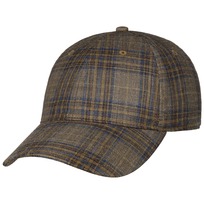 Silk Mix Check Cap by Stetson - 1069,00 kr