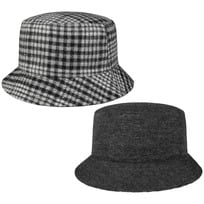 Small Checks Bucket Vendbar Hatt by Lipodo - 259,00 kr