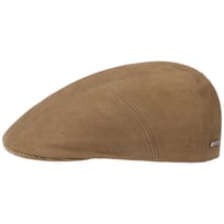 Soft Cotton Kordfl�yel Flat Cap by Stetson - 669,00 kr
