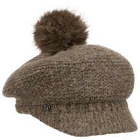 Soft Pompom Newsboy Cap by Loevenich - 449,00 kr