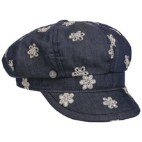Stitched Flowers Cotton Newsboy Cap by Lierys - 62,95 &euro;