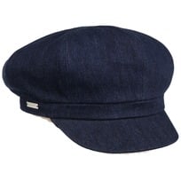 Stiva Denim Newsboy Cap by Seeberger - 609,00 kr