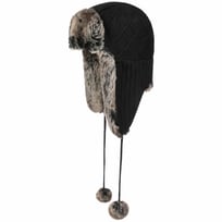 Strick-Webpelz-Tschapka mit B�mmel by McBURN - 32,95 &euro;